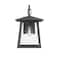 Z-Lite Rainer 1 Light Outdoor Wall Light, 9.5in. W x 15in. H, Black 5015S-BK - alternate 8